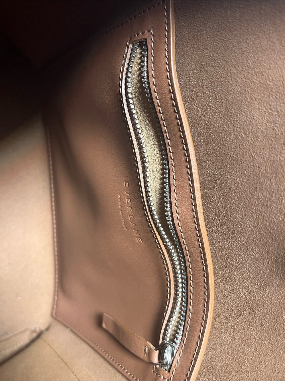 Everlane Brown Leather Tote Bag - Picture 9 of 15